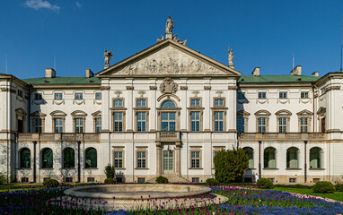 Krasinski Palace and Garden in Warsaw	