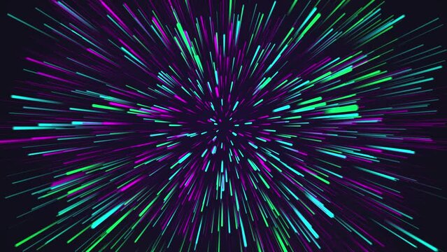 abstract  colorful moving speed line animation background 