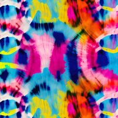 abstract psychedelic pattern painted with dye