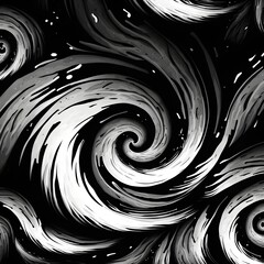 black and white spiral wallpaper