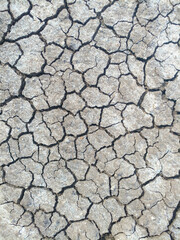 dry cracked soil