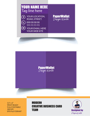 Naklejka na ściany i meble Modern Corporate Business Card template