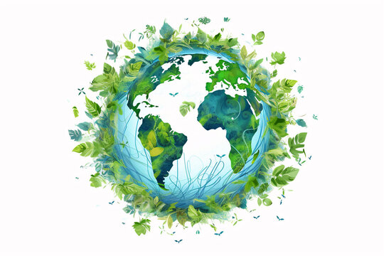 green planet earth, generative ai