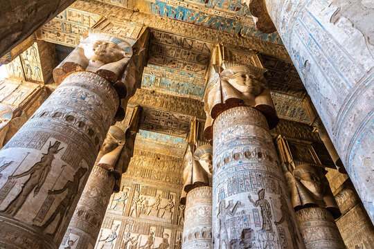 Dendera temple in Luxor, Egypt