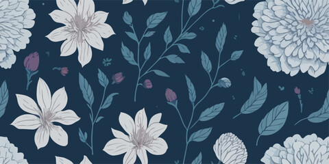 Whispers of Blossoming Gardens: Delicate Floral Patterns and Petal Whispers