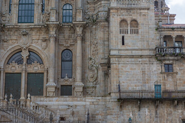 The Cathedral from Santiago de Compostela - Galicia, Spain - details  - 610121264