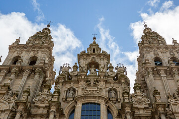 The Cathedral from Santiago de Compostela - Galicia, Spain - details  - 610121283