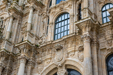 The Cathedral from Santiago de Compostela - Galicia, Spain - details  - 610121297