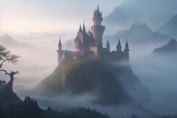 A majestic castle emerges from the mist, home to a powerful sorcerer. What quests or trials must you undertake to gain their favor?