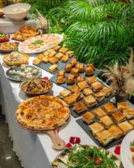 Delightful Mediterranean Moroccan Feast: Brunch Buffet with Savory and Sweet Dishes, Ramadan Iftar