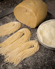 Fresh homemade pasta