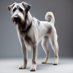 An illustration dog(Irish Wolfhound)