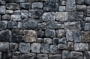 Obraz premium Stone wall texture Stone wall texture in greyin grey