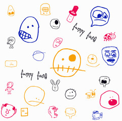 Set of cool elements and icon for tattoo shop logo design, Urban street art icon, graphic vector pattern for tee t shirt and sweatshirt,