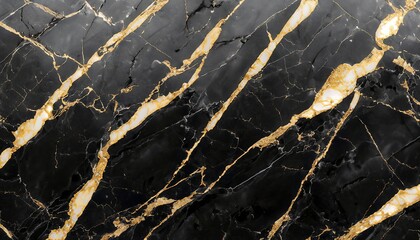 Black and gold marble texture, marble background, high resolution marble, Generative AI