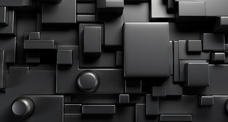 art of the modern web graphics 3d black abstract design Generative AI