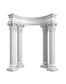 Column arch isolated