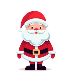 Cute Santa Claus Vector - Merry Christmas To All