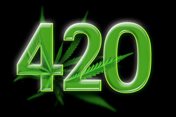 Cannabis 420 sign high quality 