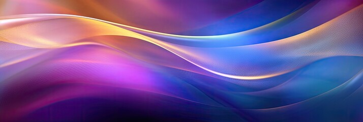 Fototapeta na wymiar Abstract Elegant Purple, Blue and Gold Background - Abstract Wallpaper in the Colors Blue, Purple and Gold - Backdrop created with Generative AI Technology