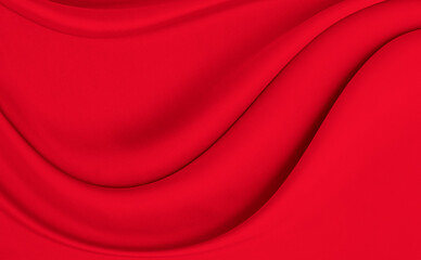 Black red satin dark fabric texture luxurious shiny that is abstract silk cloth background with patterns soft waves blur beautiful.