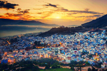 The beautiful city of Chefchaouen