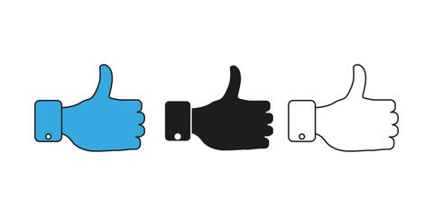 thumbs up icon. Like concept. Premium quality graphic design. Vector illustration. stock image.