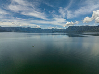 Lake Maninjau is a large crater lake in west Sumatra, Indonesia.