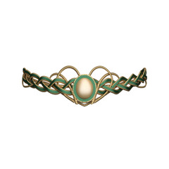3d rendering gold tiara fantasy fairytale diadem isolated © GRB Renders