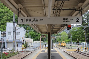 jr身延線の下部温泉駅