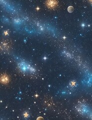 galaxies and stars in space
