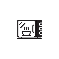 microwave icon microwave oven logo for app web logo banner button icon - SVG File
