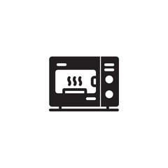 microwave icon microwave oven logo for app web logo banner button icon - SVG File