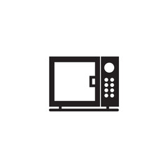 microwave icon microwave oven logo for app web logo banner button icon - SVG File