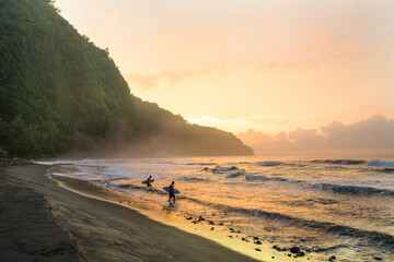 Surfing in Hawaii