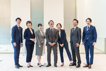 ビジネスパーソン　笑顔　ポートレート