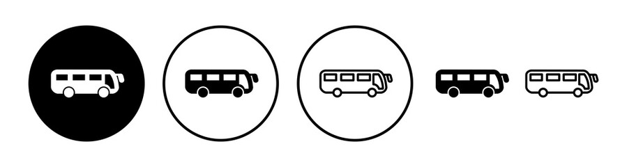 Bus icon vector. bus vector icon