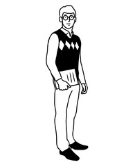 Student in School. Student In University