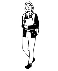 Student in School. Student In University