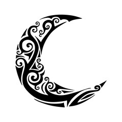 Moon decorated with for muslim festival