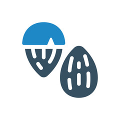 almond or snack icon vector illustration