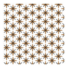 Obraz premium Modern Seamless Textile Fabric Pattern Design Layout.