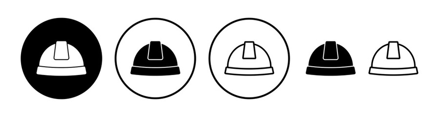 Helmet icon vector. safety helmet icon