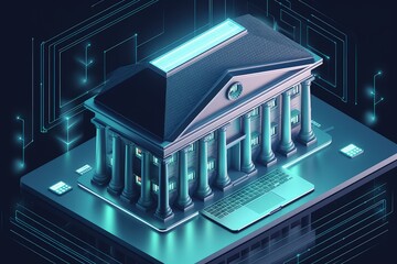 Finance, banking concept. Financial services, ATM, money turnover, investment and storage of funds in cash and vaults of the bank. successful investment, productivity busines