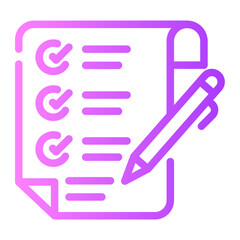 wishlist Line Gradient Icon