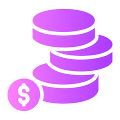 coins Gradient icon