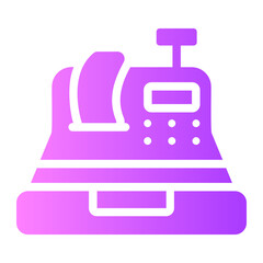 cash register Gradient icon