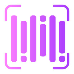 barcode Gradient icon