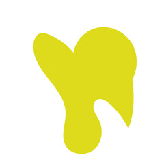 Yellow Abstract Shapes Vectors 