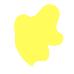 Yellow Abstract Shapes Vectors 